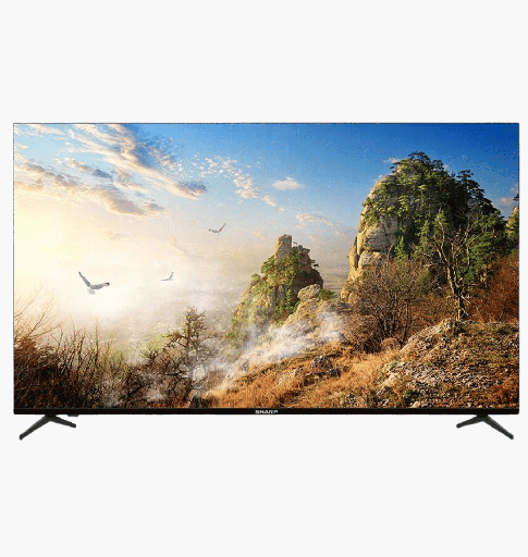 [2004402] شاشه شارب 65 سمارت 4K جوجل بدون فريم 4T-C65FJ16EX