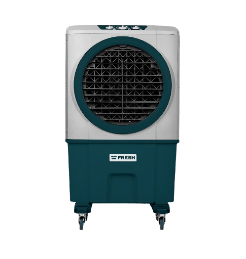 [500015790] مبرد هواء فريش 60 لتر سمارت يدوي ابيض/ تركواز
