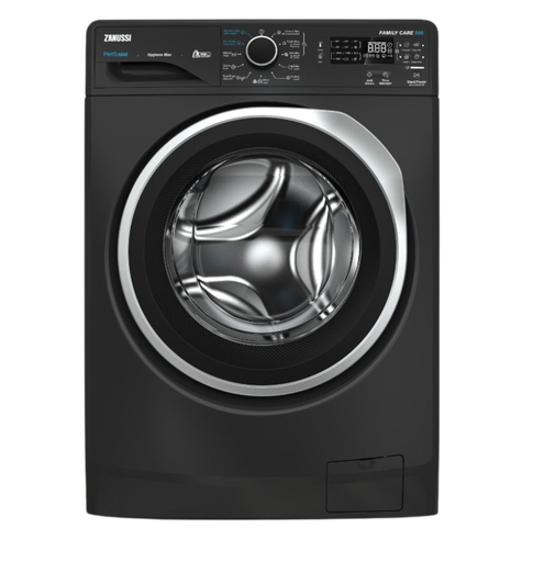 [914909448] غساله زانوسي ديجيتال 8ك 1200 لفه TC4 رمادي غامق باب اسود باطار فضي ZWF8240DS5