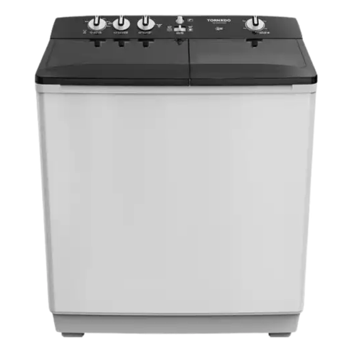 [2004787] غساله تورنيدو هاف  7ك طلمبة جسم معدني أبيض TVH-HM07TP(WK)