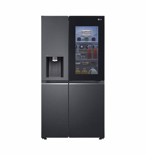 [2004832] ثلاجه ال جي 635 لتر انفرتر ديجيتال اسود حنفيه بخزان داخلي للمياه GC-X257CQEW
