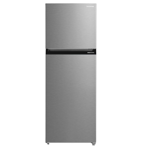 [92031020Z13702] ثلاجه توشيبا 338 لتر فضي لامع انفرتر /ميديا GR-RT468WE-PMN(57)