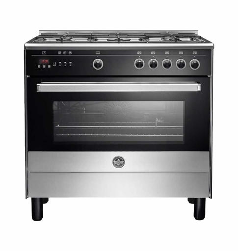 [2004966] بوتجاز لاجيرمانيا 90 سم مودرنا سوبريمو 2 مروحه توزيع + مروحه تبريد بدون غطاء زجاج 9L10G4A1X4AWW