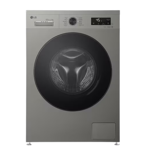 [2005198] غساله ال جي 9ك 1400 لفه واي فاي سلفر F4Y2VYGYP