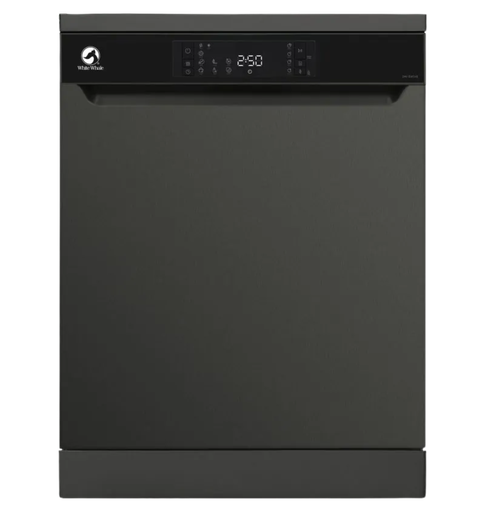 [2005312] غساله اطباق وايت ويل 15 فرد اسود 8 برنامج DW-1595VB