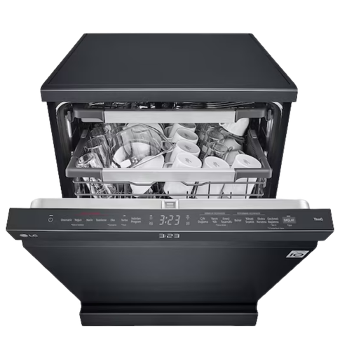 [2005330] غساله اطباق ال جي 14 فرد بمجفف اسود DFC287HMS