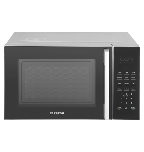 [500020529] ميكروويف فريش 25 لتر ديجيتال سلفر بدون الجديد FMW-25KC-SW