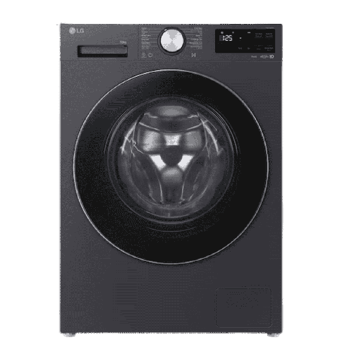 [2005412] غساله ال جي 10ك فيفاتشي 1400 لفه رمادي غامق F4X5RYG24 WIFI