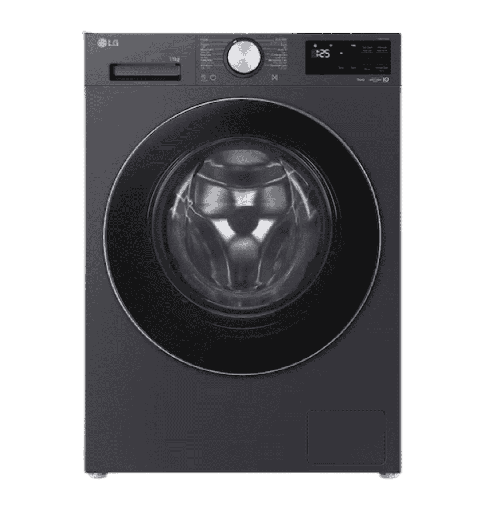 [2005413] غساله ال جي 11ك فيفاتشي 1400 لفه رمادي غامق F4X5EYG24 WIFI