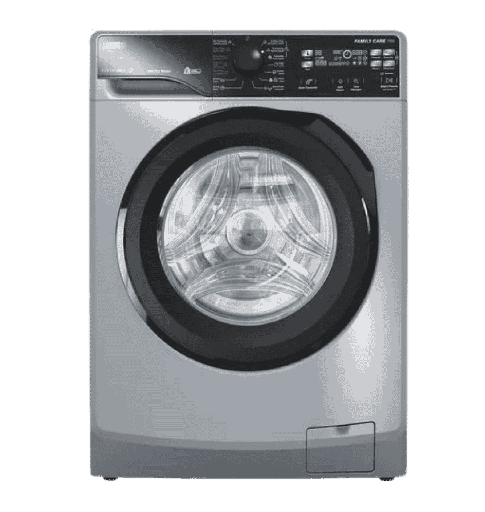 [914909470] غساله زانوسي 9ك انفرتر 1200 لفه TC2 فضي باب اسود ZWF9221SB7