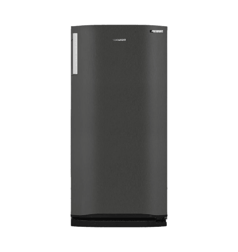 [2005618] فريزر تورنيدو 5 درج انفرتر ستانلس غامق  RH-H18TV-DST