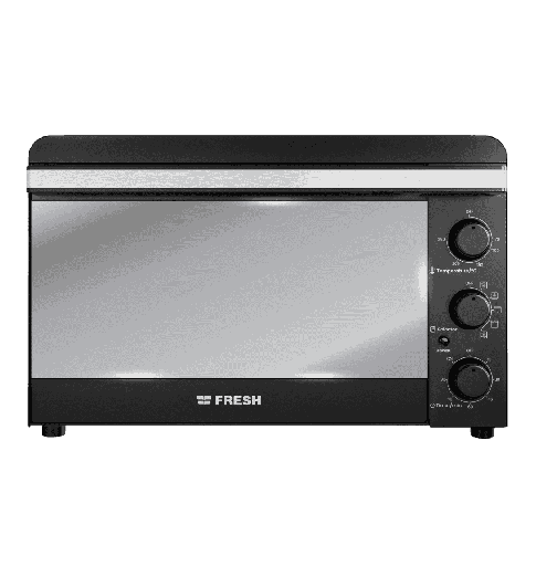 [500021870] فرن فريش 55 لتر شوايه ومروحه اسود XL كوزموس FR-5504RCL