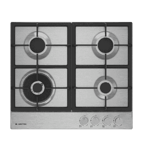 [2005962] مسطح  اريستون 60 سم 4 شعله استانلس حوامل زهر ARH6G4R22W2XNA