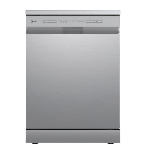 [92076010Z07881] غساله اطباق ميديا 14 فرد سلفر WiFI فتح الباب تلقائي رشاش 360 درجه /ميديا MDWPF1433C(S)-W-EG