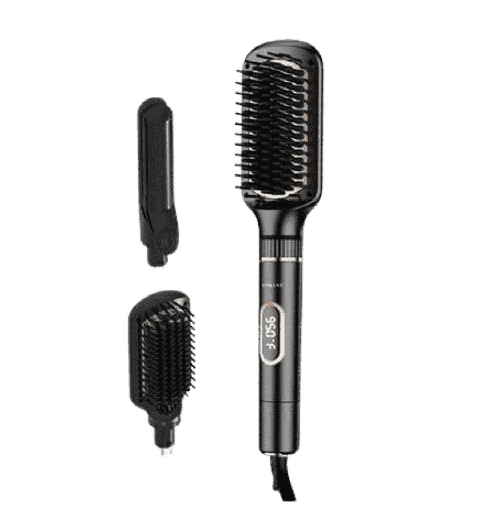 [2006160] فرشه شعر مشط +مكواه سوكاني ديجيتال 2*1 SK - 15044