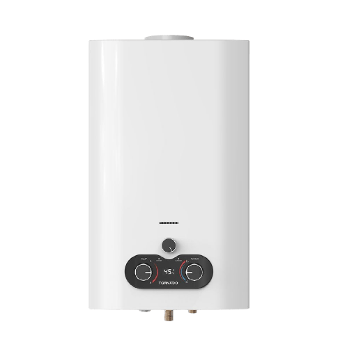 [2006178] سخان غاز تورنيدو 10 لتر انبوبه ديجيتال ابيض  الجديد GHE-C10CTE-W