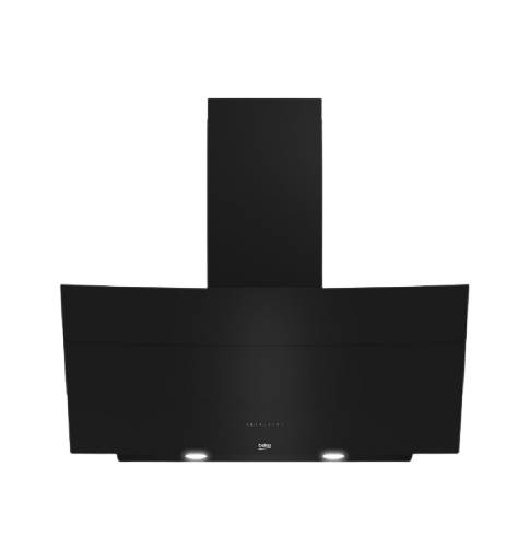 [7705331216] شفاط بيكو 90 زجاج اسود ديجيتال  BHCA99642BHE