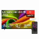 شاشه ال جي 75 سمارت نانو ريموت ماجيك 75NU840B6LA NANO 4K UHD