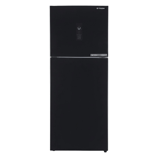 [500021493] ثلاجه فريش 397 لتر  اسود لامع بلازما ديجيتال انفرتر  FNT-MS470YIBM -FLD