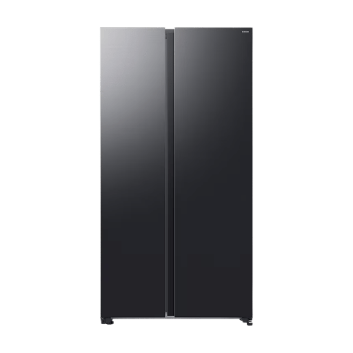 [2007211] ثلاجه سامسونج سايد باي سايد 659 لتر اسود Wi-Fi انفرتر RS70F65QAF/MR