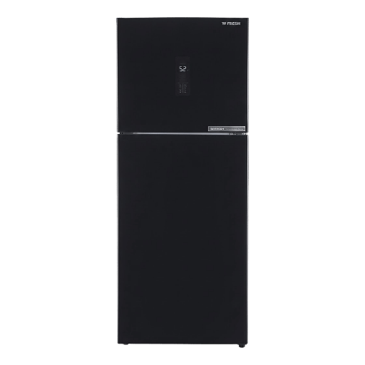 [500021730] ثلاجه فريش 397 لتر اسود لامع بلازما ديجيتال FNT-MS470LBM-FLD 4K